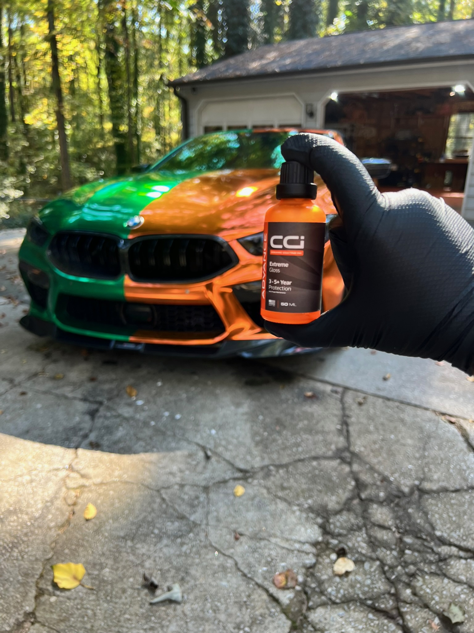 Ceramic coating application